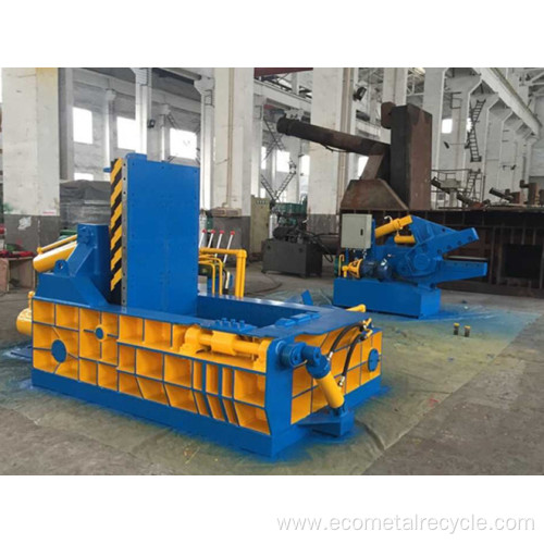 Mobile Hydraulic Horizontal Metal Scrap Iron Baler Equipment